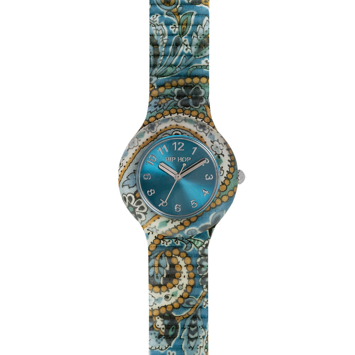 Bailiúchán Hip Hop Teal Blue Paisley Watch 32mm HWU1242