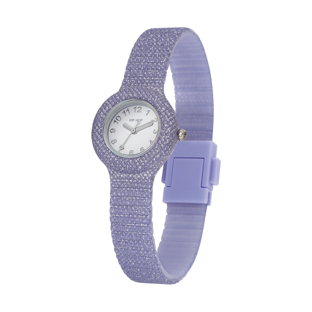 Bailiúchán Hip Hop Lilac Shimmer Crush Crush 28mm HWU1246 Watch Watch