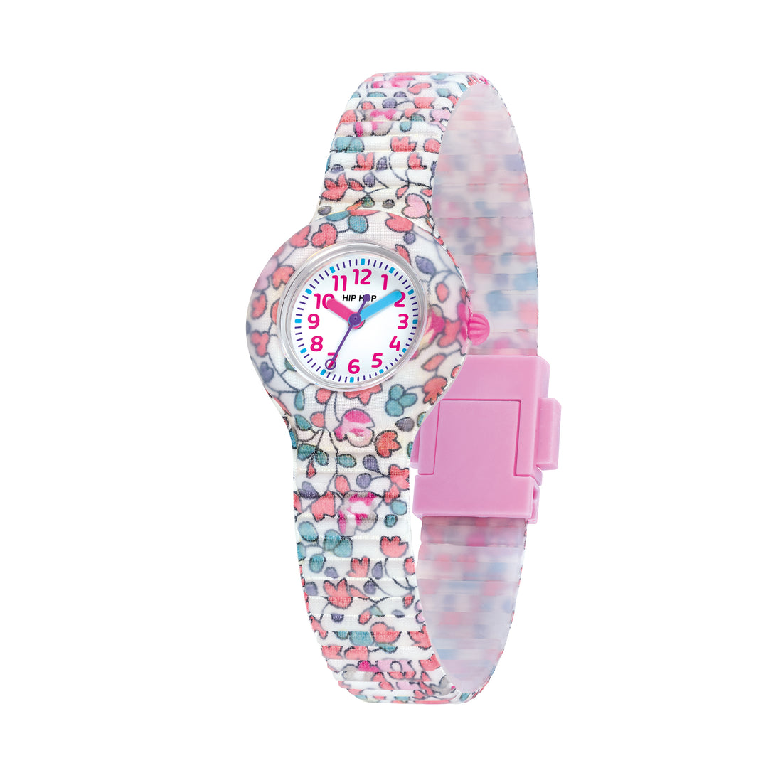 Hip Hop watch Flower Power Pink 28mm HWU1269