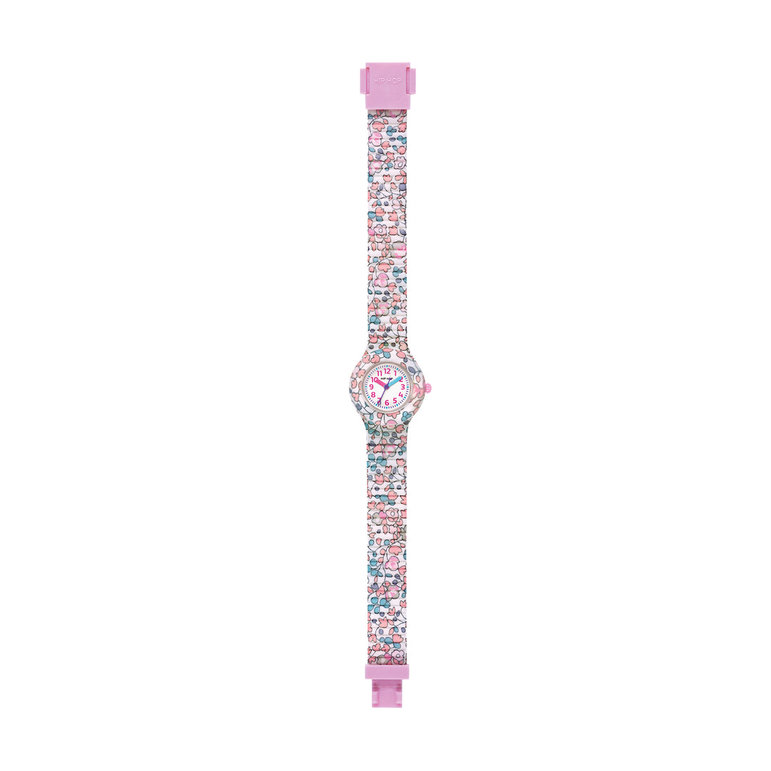 Hip Hop watch Flower Power Pink 28mm HWU1269