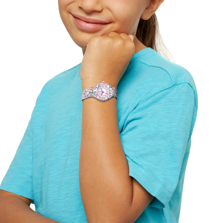 Hip Hop watch Flower Power Pink 28mm HWU1269