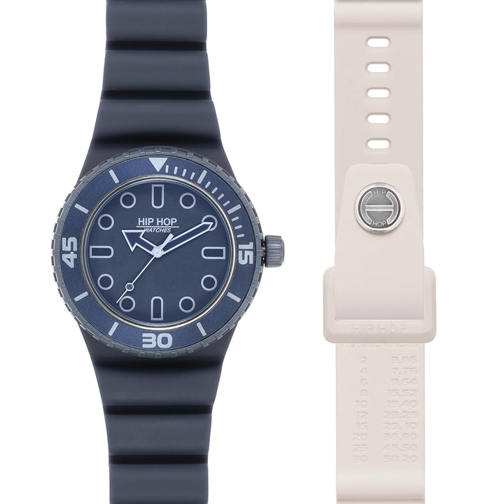 Hip Hop watch BLUE/ICE Master collection 41mm HWU13333