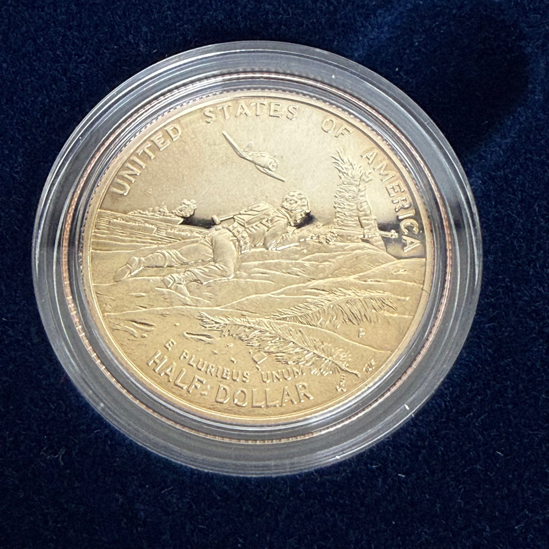 United States 50th Anniversary World War II Silver Coin Set
