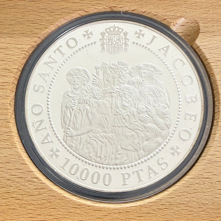 10000 Pesetas Año Santo Jacobeo 1993 silver coin