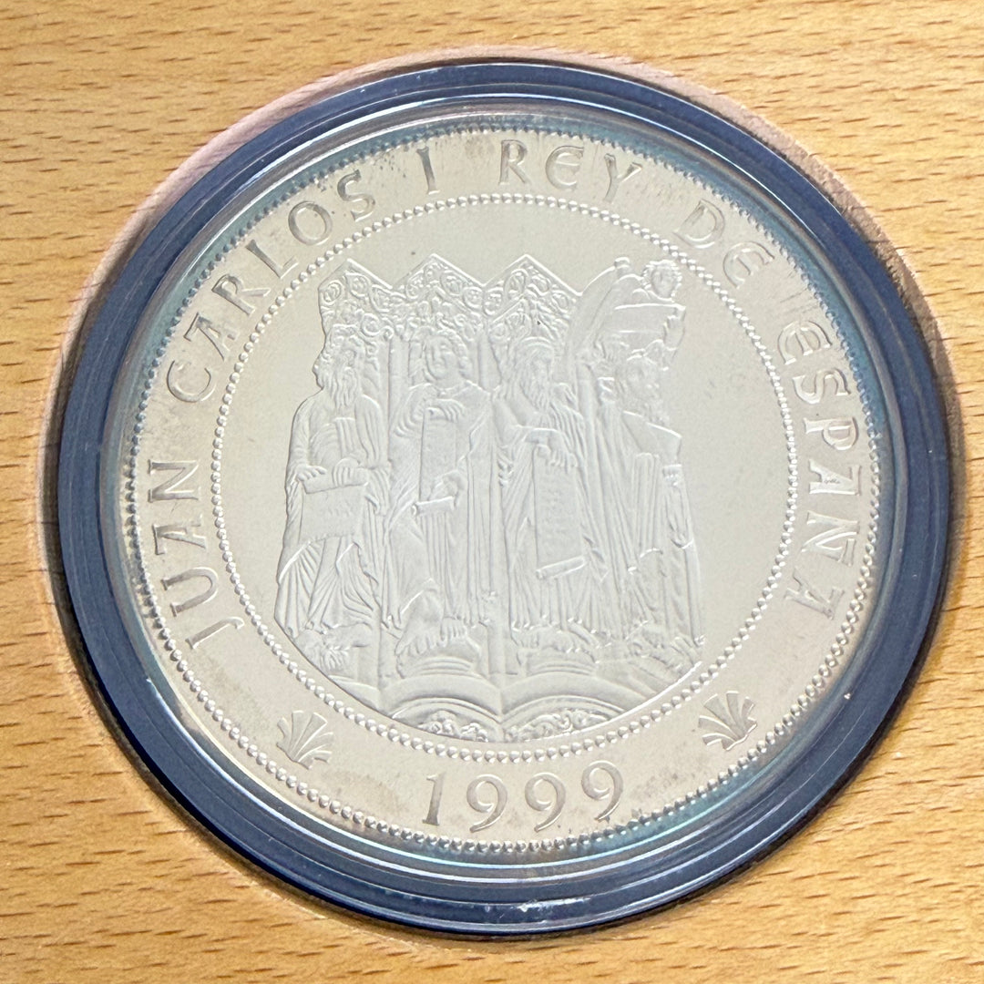 Cinquentín 10000 Pesetas Año Jubilar Compostelano 1999 silver coin