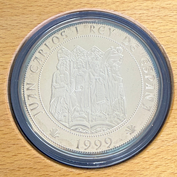 Cinquentín 10000 Pesetas Año Jubilar Compostelano 1999 silver coin