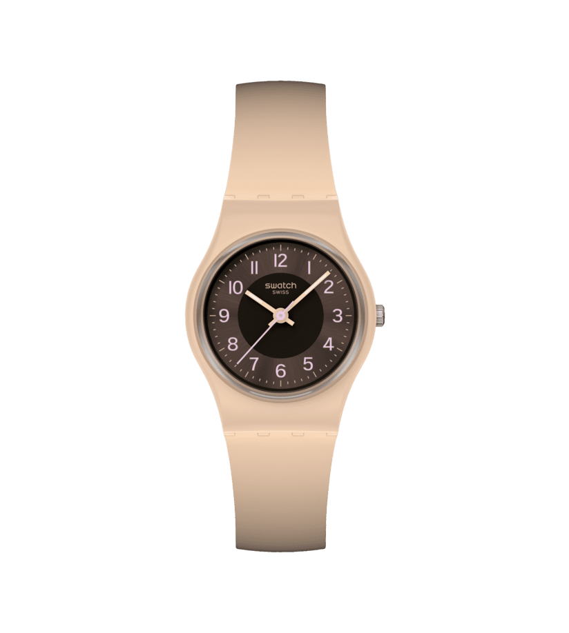 Swatch espresso charm bunaidh Lady 25mm LT104