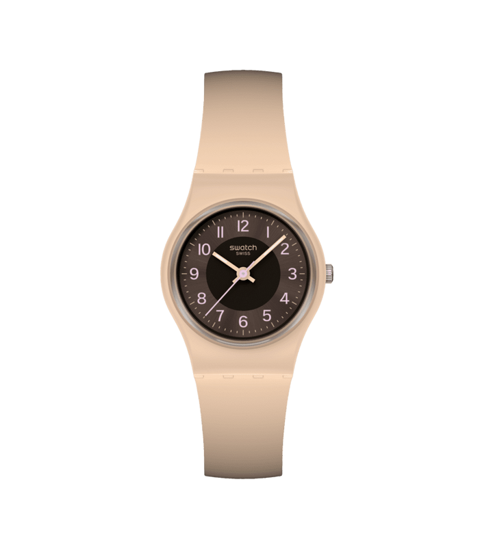 Swatch espresso charm bunaidh Lady 25mm LT104