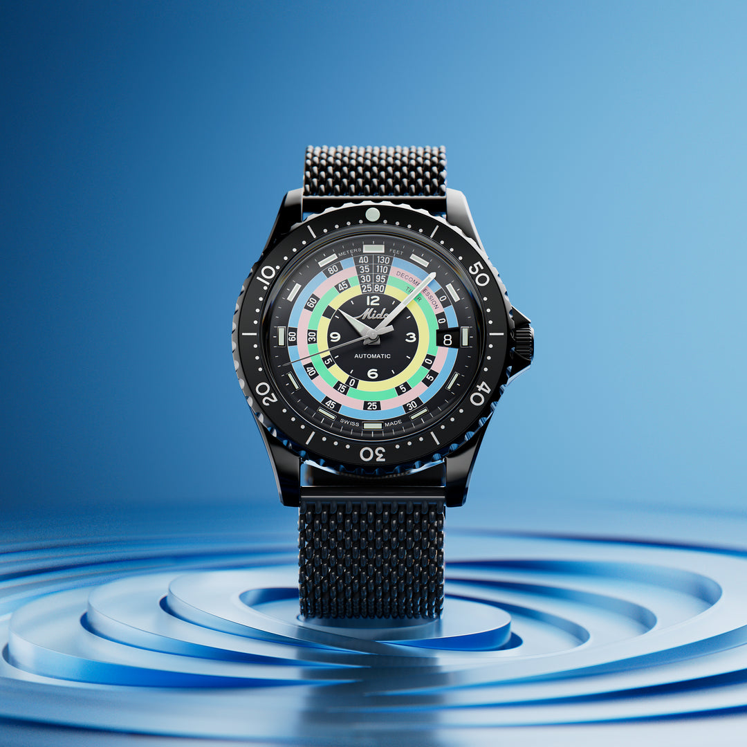 MIDO OCEAN STAR DECOMPRESSION WORLDTIMER LIMITED EDITIT