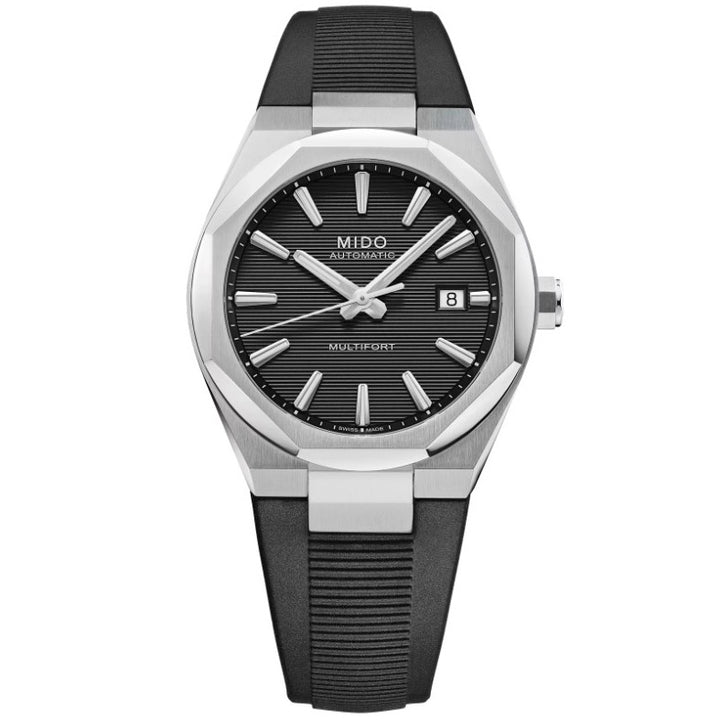 Mido watch Multifort 8 One Crown black 40mm automatic steel M055.507.17.051.00