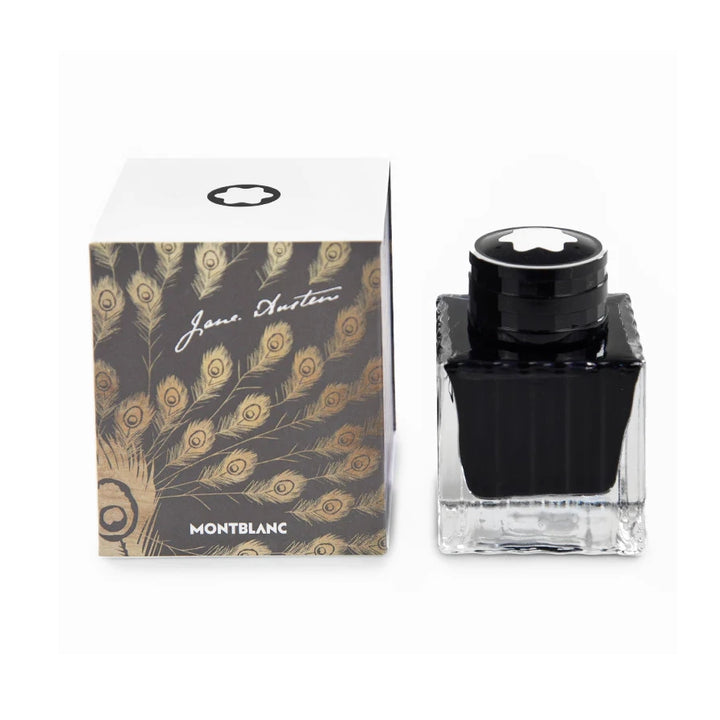 Montblanc Ink Bottle 50ml Writers Edition Homage To Jane Austen Umber Brown 132955