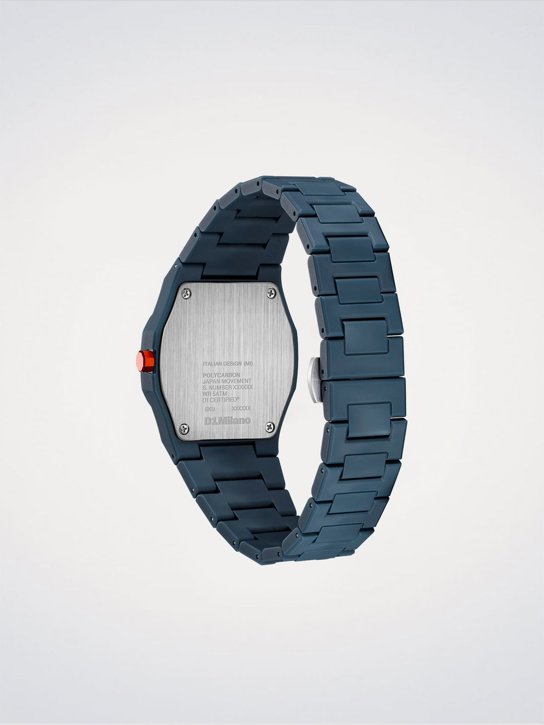 D1 Milano Blue Legacy Polycarbon Watch 40.5 mm D1-PCBJ41
