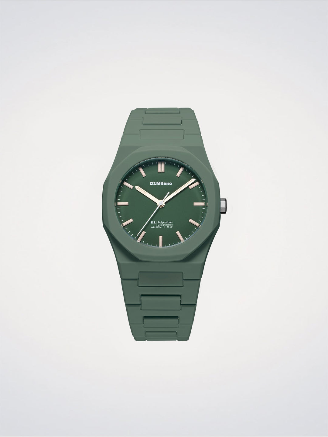 D1 Milano Green Legacy Polycarbon Watch 40.5 mm D1-PCBJ42