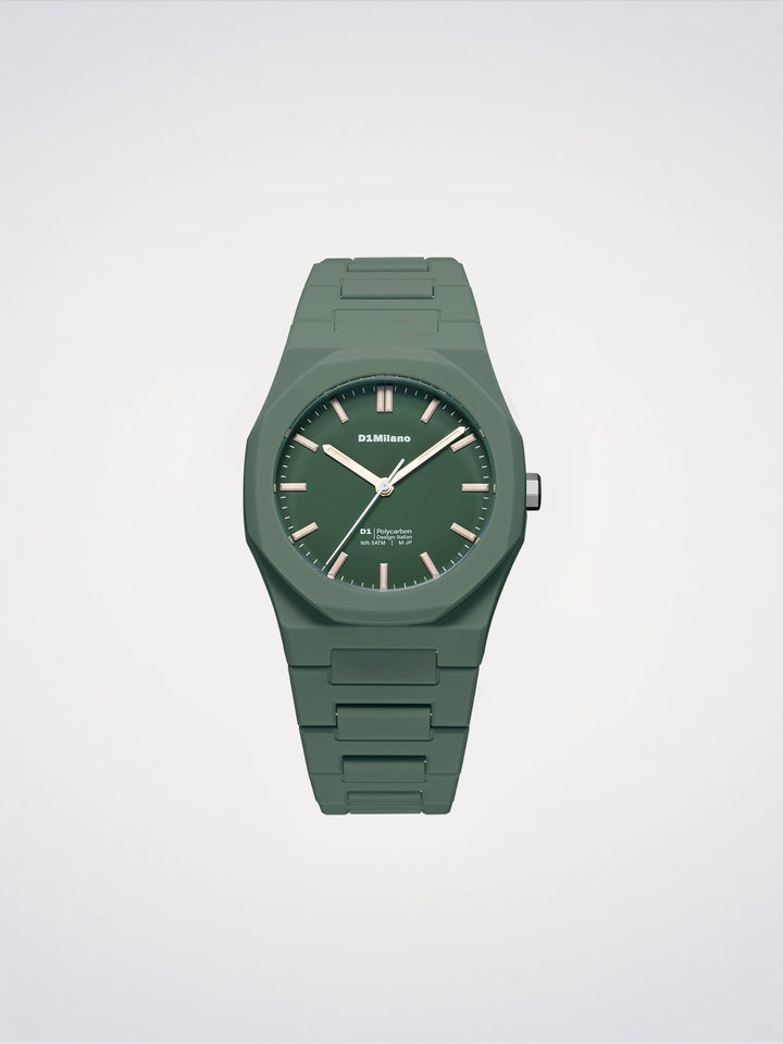 D1 Milano Green Legacy Polycarbon Watch 40.5 mm D1-PCBJ42