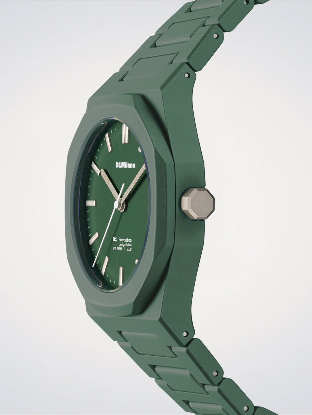 D1 Milano Green Legacy Polycarbon Watch 40.5 mm D1-PCBJ42