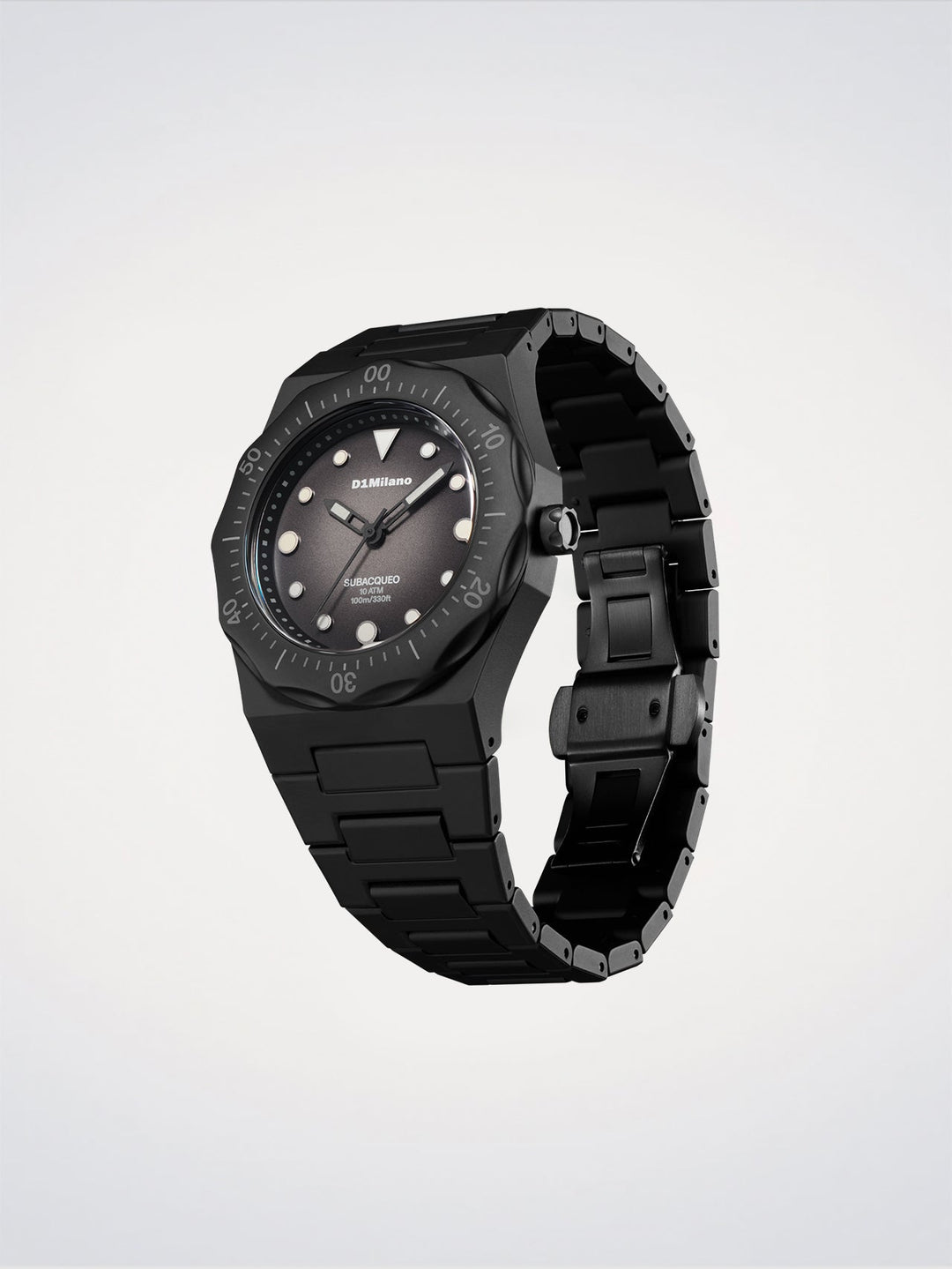 D1 Milano Carbon Diver Watch Polycarbon 40.5 mm D1-PDBJ01