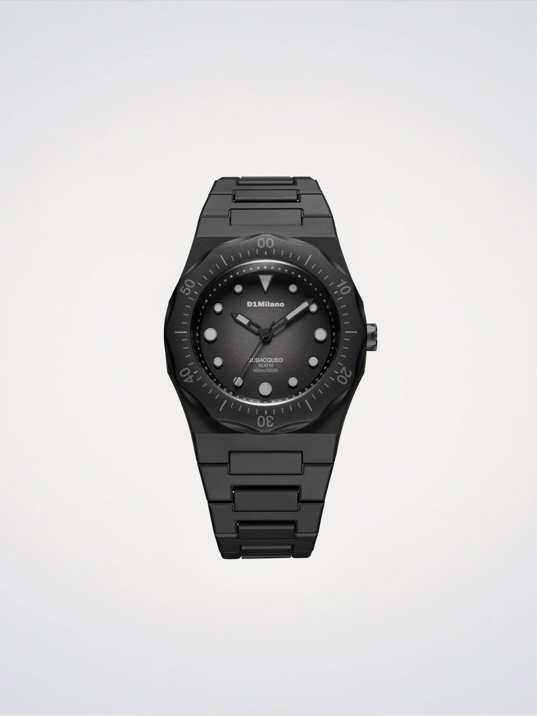 D1 Milano Carbon Diver Watch Polycarbon 40.5 mm D1-PDBJ01