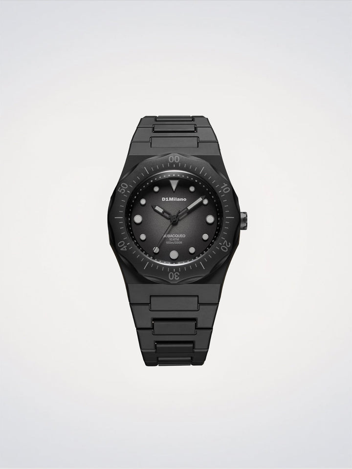 D1 Milano Carbon Diver Watch Polycarbon 40.5 mm D1-PDBJ01