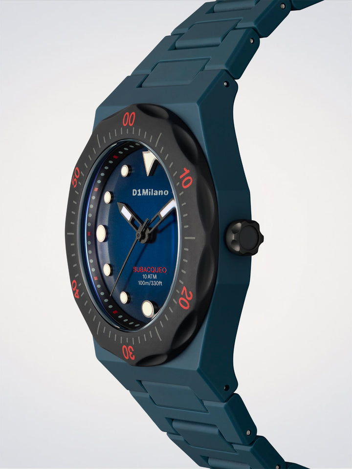 D1 Milano Drift Diver Watch Polycarbon 40.5 mm D1-PDBJ02
