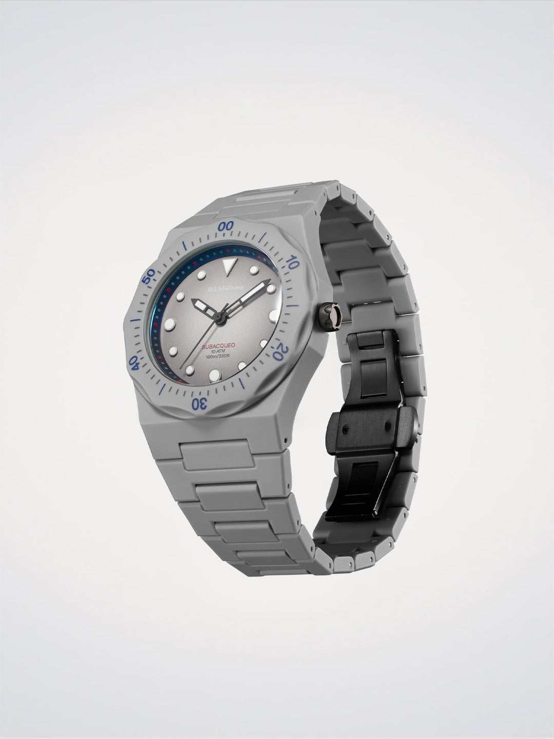 D1 Milano Steel Diver Watch Polycarbon 40.5 mm D1-PDBJ03