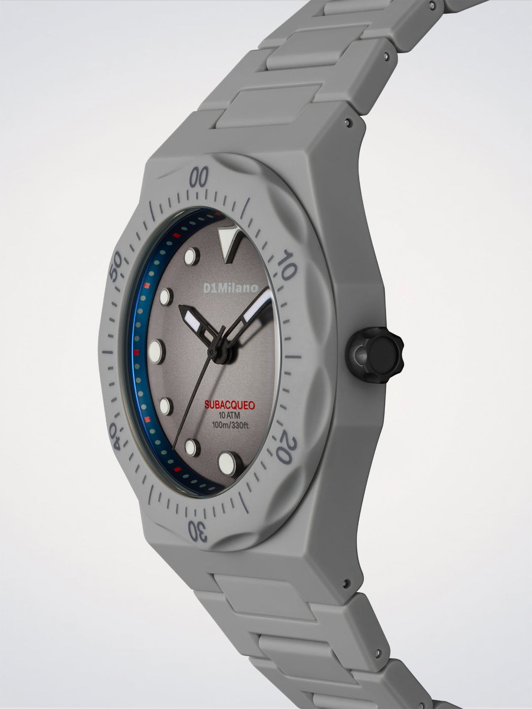 D1 Milano Steel Diver Watch Polycarbon 40.5 mm D1-PDBJ03