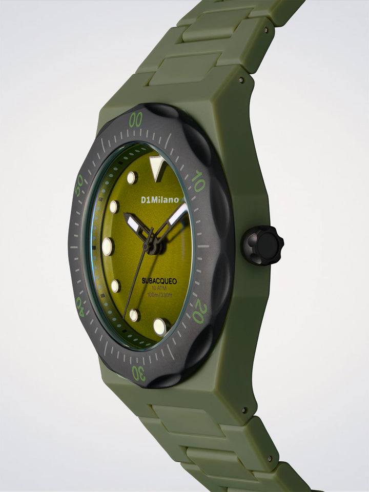 D1 Milano Lagoon Diver Watch Polycarbon 40.5 mm D1-PDBJ04
