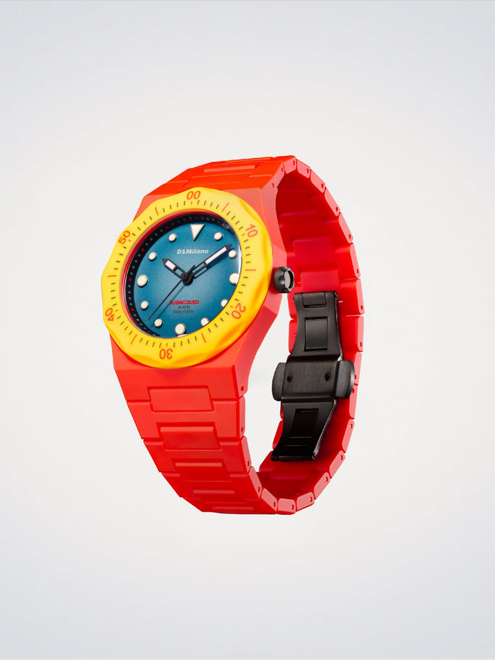 D1 Milano Fire Diver Watch Polycarbon 40.5 mm D1-PDBJ05