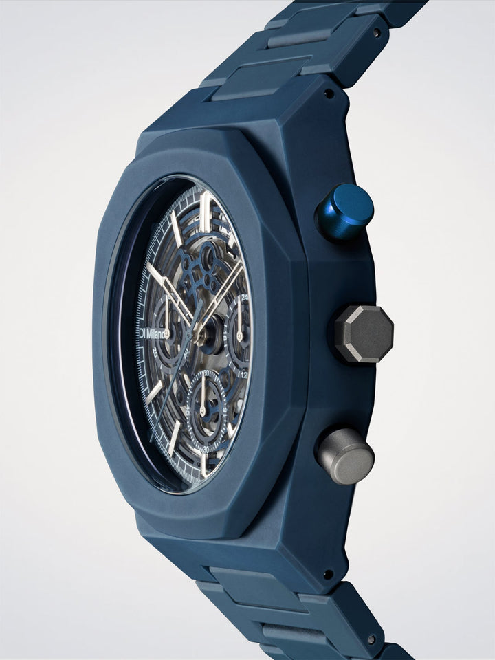 D1 Milano Model B Polychrono 40.5 mm D1-PHBJ12