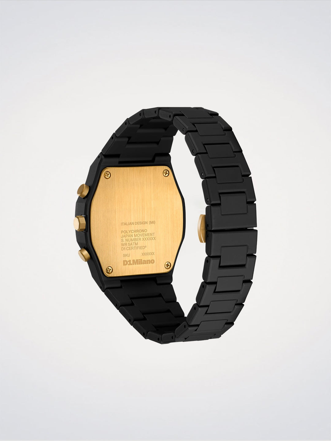 D1 Milano Gilded Solar Polychrono Watch 40.5 mm D1-PHBJ16
