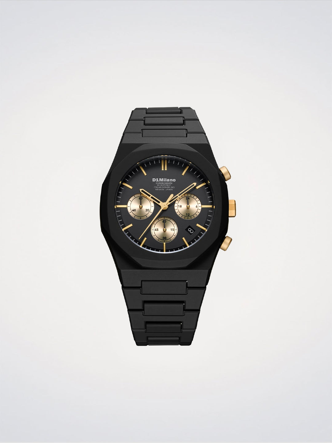 D1 Milano Gilded Solar Polychrono Watch 40.5 mm D1-PHBJ16