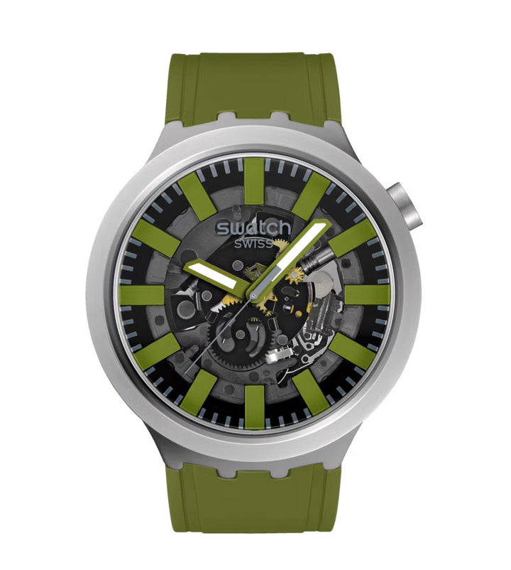 Swatch thru na bunchóipeanna fo -bhréige mór íoróin trom 47mm SB07S118