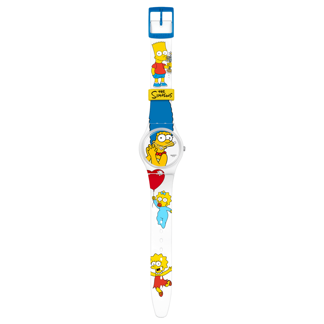 Swatch watch BEST. MOM. EVER. The Simpson Collection Original Gent 34mm SO28Z116