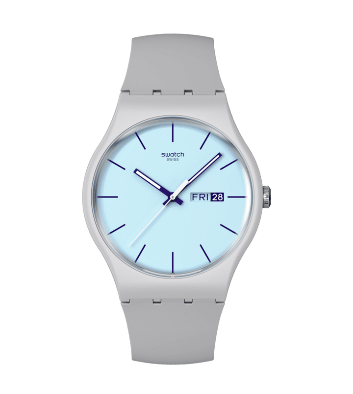 Swatch watch BLUEBERRY SKY Original New Gent 41mm SO29M702