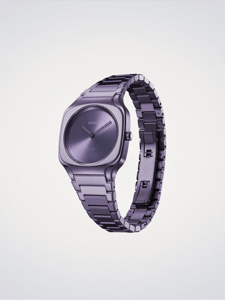 D1 Milano Purple Square Disc 32 mm D1-SQBL02