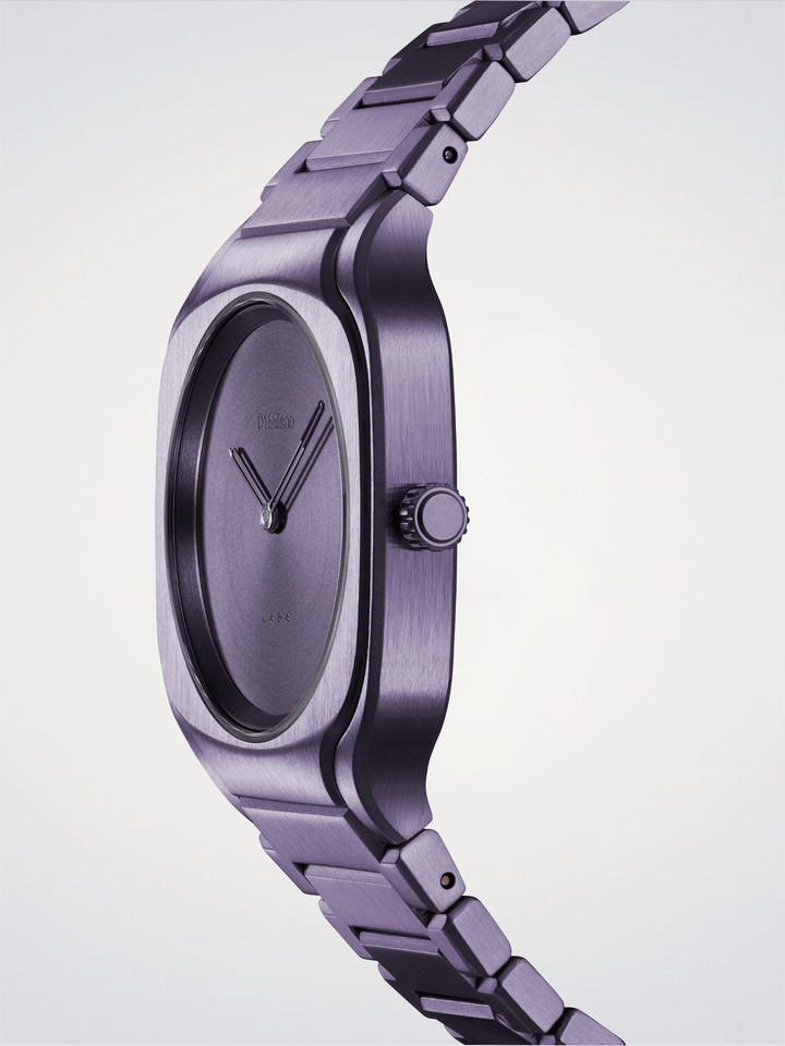 D1 Milano Purple Square Disc 32 mm D1-SQBL02