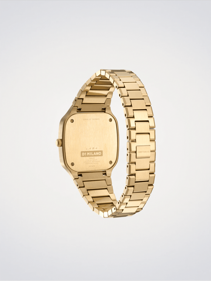 D1 Milano Gold Square Disc 32 mm D1-SQBL03