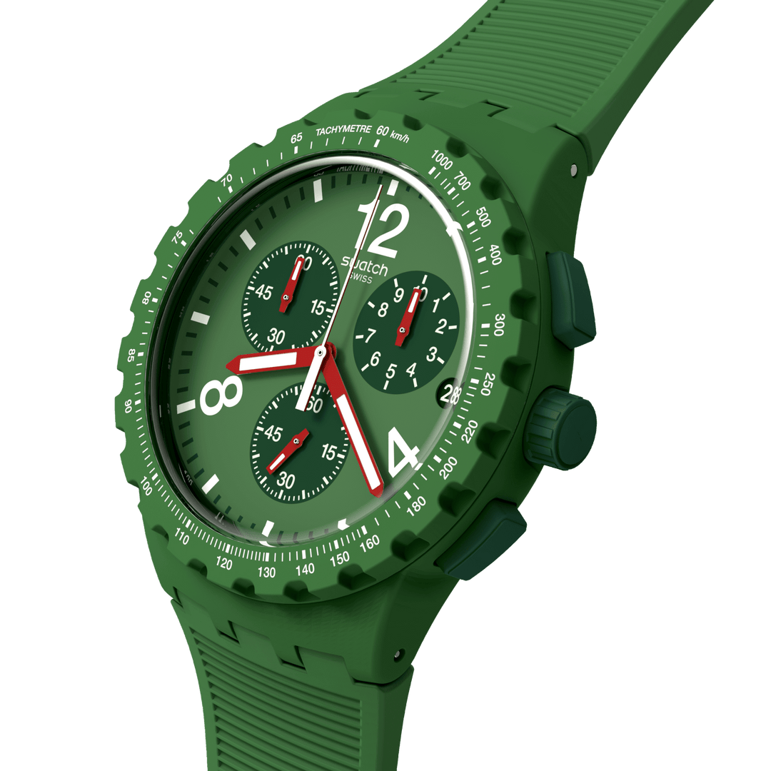 Swatch go príomha Green Originals Chrono 42mm SUSG407