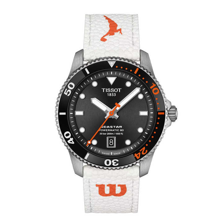 Tissssot watch Seastar Wilson WNBA special edition 40mm black automatic steel T120.807.17.051.00