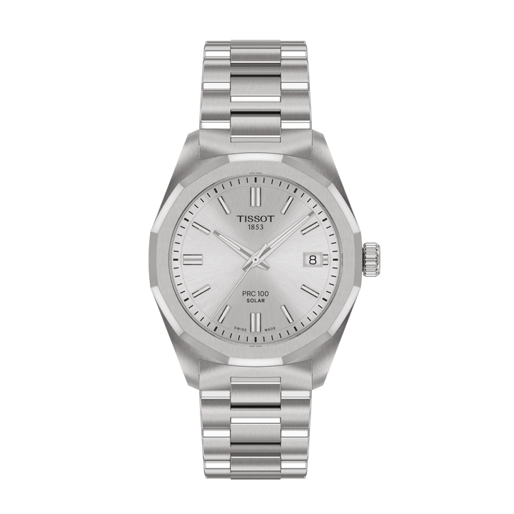Tissot PRC 100 Solar 39mm silver quartz steel T151.822.11.031.00