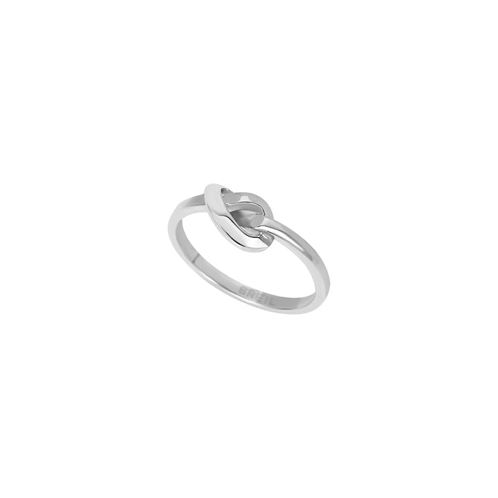 Breil B&amp;Me Knot steel ring TJ3343
