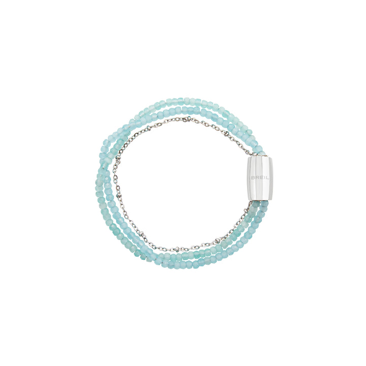Breil Magnetica System Small Sea Water bracelet in steel with TJ3623 crystals