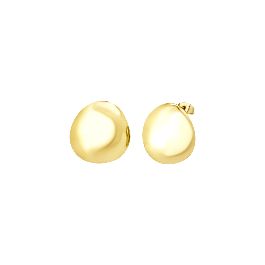 Breil earrings bubble steel finish ip gold tj3710