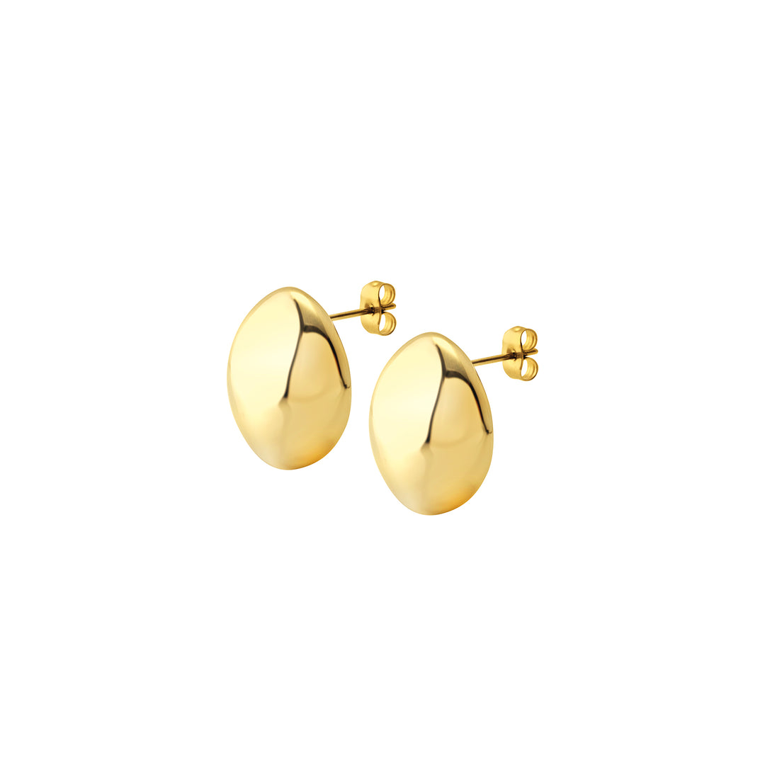 Breil earrings bubble steel finish ip gold tj3710