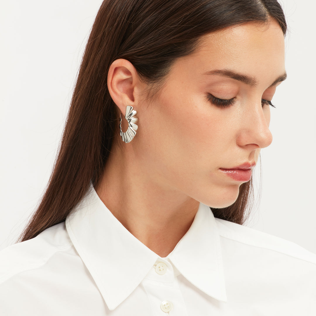 BREIL PLISSè STEEL EARRINGS TJ3793