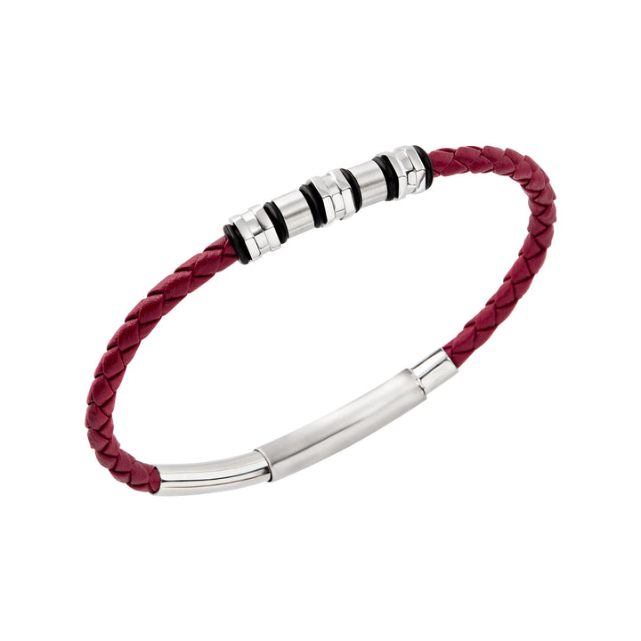Breil Wanderlust steel leather bracelet TJ3795