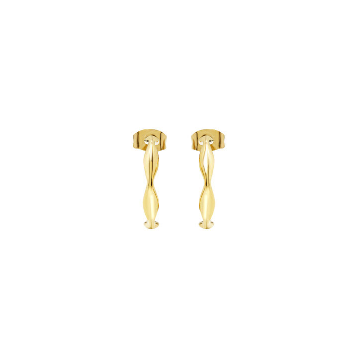 Breil Circle Earrings Alchemy Steel IP Gold TJ3803 Finish