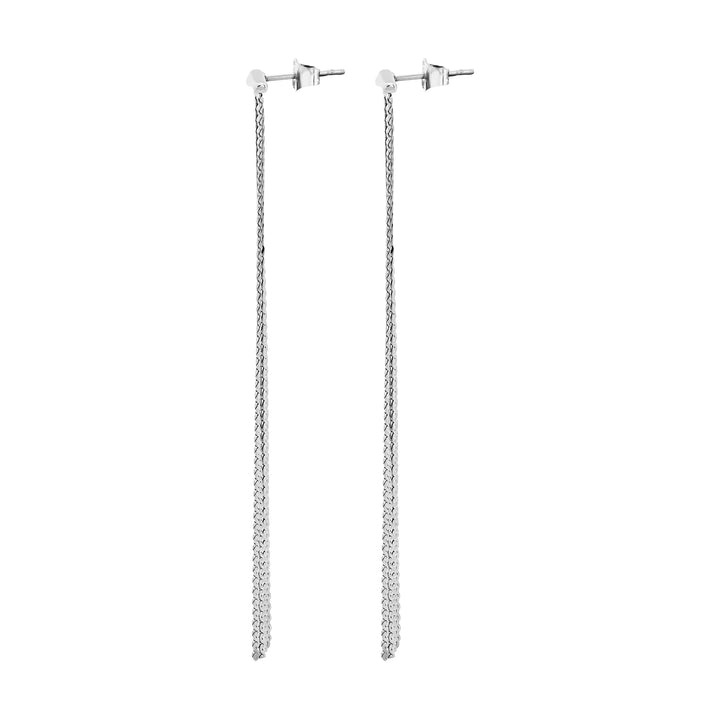 Breil pendant earrings roll up steel tj3806