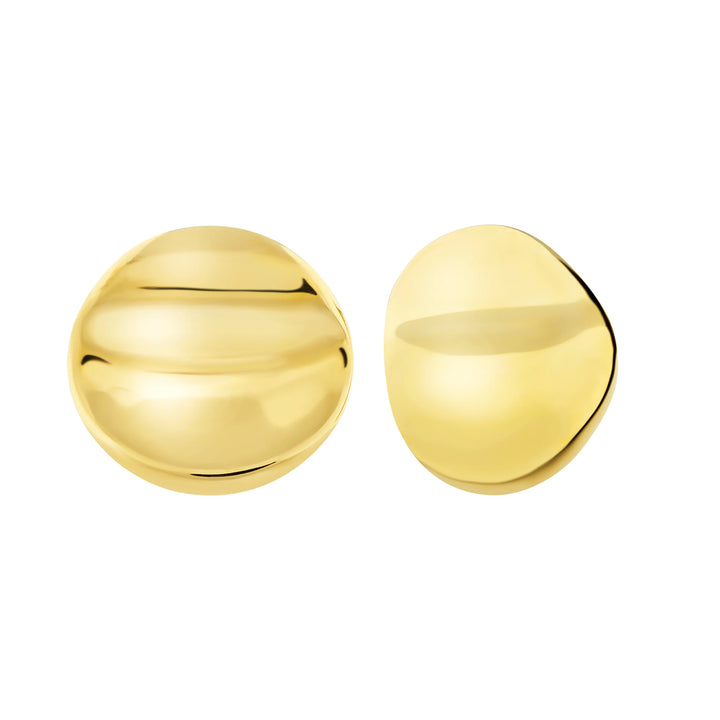 Breil Globe earrings in steel with gold PVD finish TJ4063