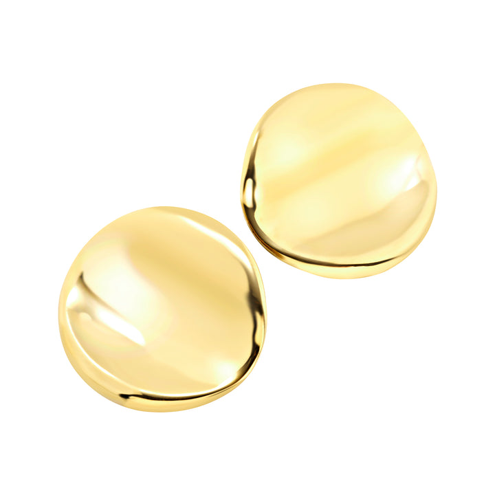 Breil Globe earrings in steel with gold PVD finish TJ4063