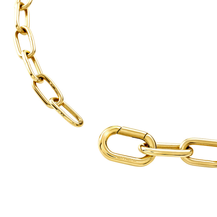 Breil Love Ties necklace in steel with IP gold finish TJ4074